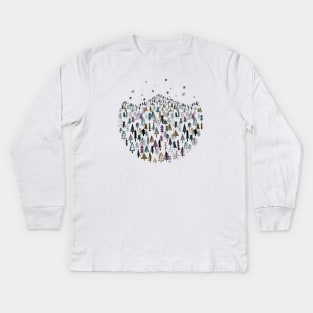 Trees Kids Long Sleeve T-Shirt